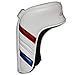 Craftsman Golf America Shield Star Golf Driver Large Headcover Head Cover For Taylormade Callaway Big Bertha Alpha Callaway X HOT Ping Driver (White)