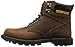 CAT Men's Second Shift Soft Toe Work Boot, Dark Brown, 13
