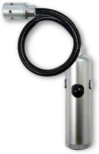 Lucent Ace 7892 Mini LED Light with Clip/Magnet Flashlight, Silver