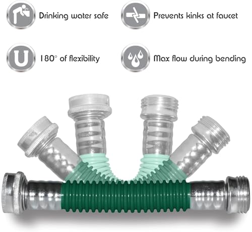 WHA-625-7IN-4-AMZ U-LINK Lead Safe Hose Kink Protector, Green, Single photo 11