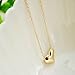 Ikevan Hot Selling Necklace Fashion Women Gold Heart Bib Statement Chain Pendant Necklace Jewelry