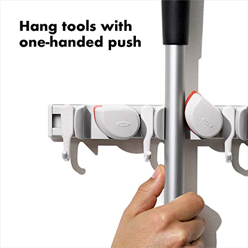 3 OXO+Grips+Wall+Mounted+Broom+Organizer