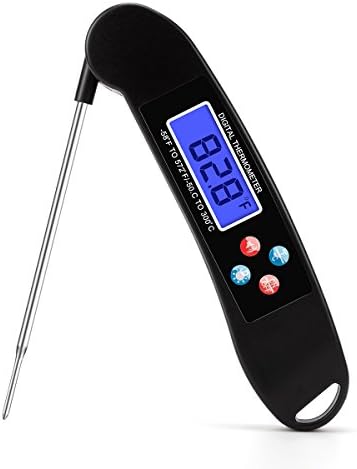 ROOCKE Meat Thermometer Instant Read Cooking Digital Food Probe Thermometer for BBQ/Grill