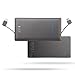iNiCE 5000mAh Portable External Battery Ultra Slim Power Bank 2 port with Built in Lightning, Micro USB Cable LED Light for iPhone,Samsung,HTC and More ---Gray