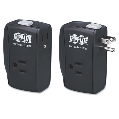 Tripp Lite TRAVELER100BT 2 Outlet Notebook Surge 1050J