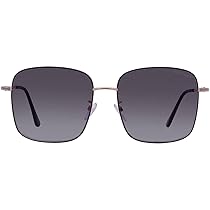 Amazon.com: Tom Ford Grey Gradient Square Unisex Sunglasses