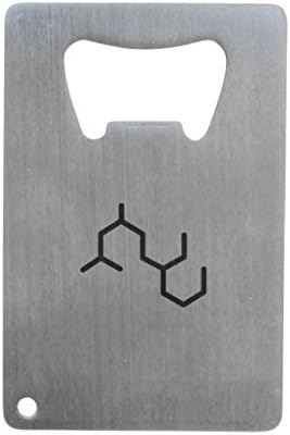 Molecule Bottle Opener, Stainless Steel Credit Card Size, Bottle Opener For Your Wallet, Credit Card Size Bottle Opener