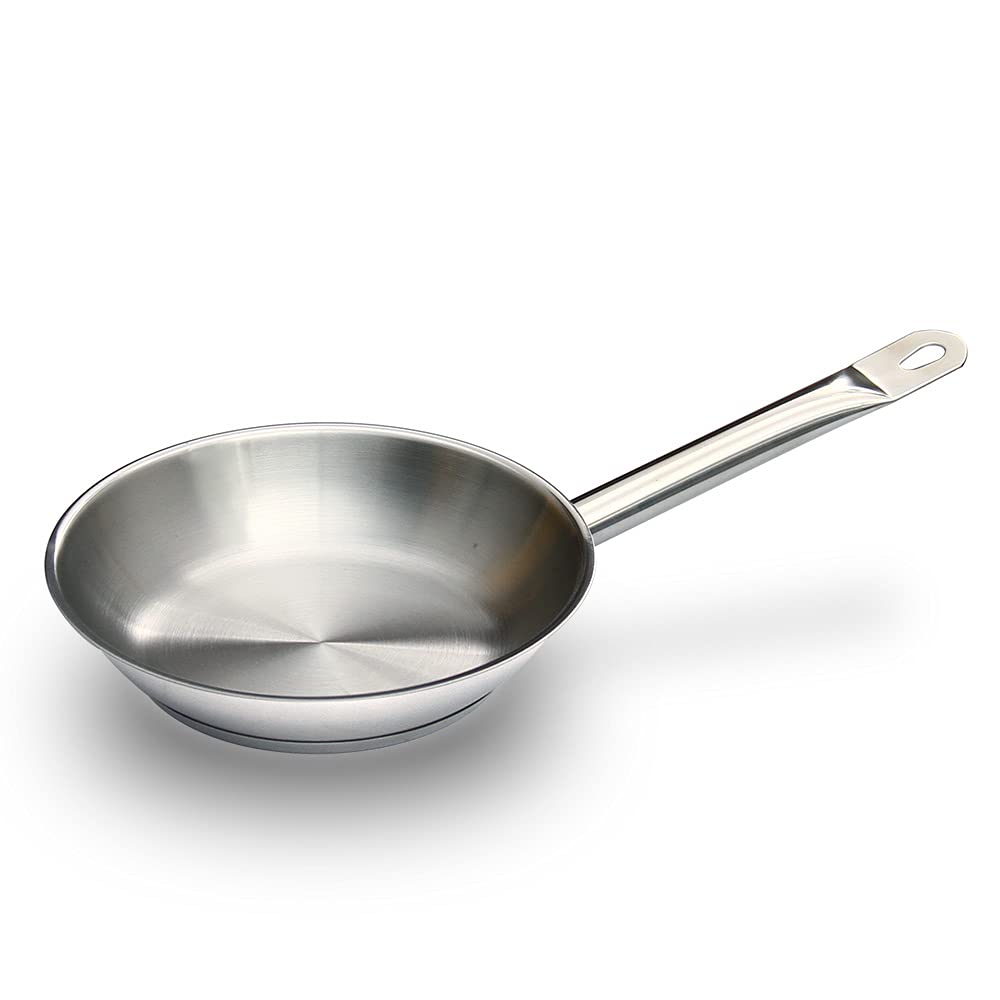 KIPROSTAR 業務用ステンレスフライパン 20cm IH対応 底面3層構造 キプロスター 食洗器対応 コーティングなし IH/直火両対応商品画像