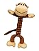 KONG BraidZ Monkey Dog Toy, Medium