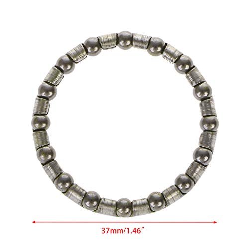 Misright 37mm Ball Retainer,Bicycle Headset Ball Bearing Frame Front Fork Bead Bike Part (Bag of 10)