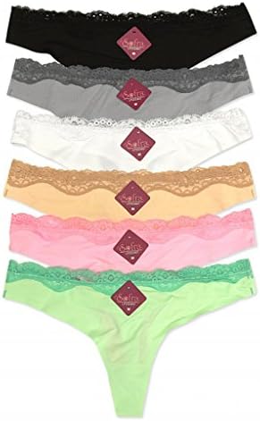 WHITE APPAREL Ladies Thong Panties Various Styles (Pack of 12)