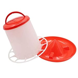 M.Z.A - Alimentatori automatici per pollo, 1,5 kg, in plastica per acqua e bevande, 1,5 kg