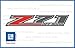 Decal Mods Chevy Silverado Z71 Offroad Truck Stickers Decals - F (2014-2017) Bedside (Set of 2) | FG7G0