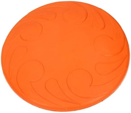 PlayfulSpirit Dog Frisbee: Durable Rubber Flying Disc for Medium to Large Size Dogs, Safe Catch and Great Fetch Toy, Interactive Land and Water Dog Toy for Exercise and Fun Playtime