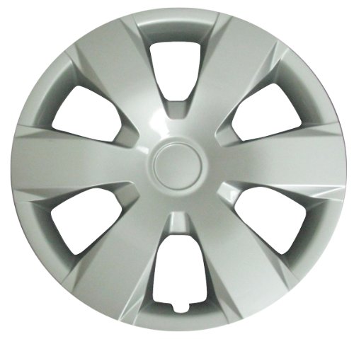 CCI IWC429-16S 16 Inch Clip On Silver Finish Hubcaps - Pack of 4