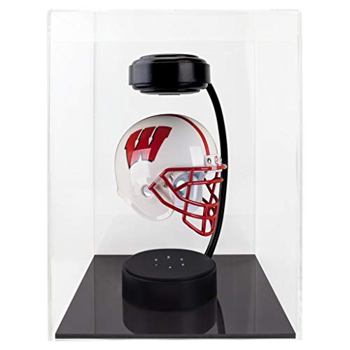 Wisconsin Badgers NCAA Hover Helmet - Collectible Levitating Football Helmet with Electromagnetic Stand
