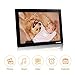 Digital Photo Frame 15 Inch,Kenuo Advertising Media Player 16:9 with 1280 x 800 HD LED Screen & Remote Control and Auto On/Off Timer - Black
