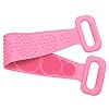 Silicone-Back-Scrubber-for-Shower-Handle-Body-Washer-Exfoliating-Texture-Scrubbing-Pad-Back-Cleaning-Bath-Strap-with-Soft-Brush-Bristles-and-massage-dots-Pink Silicone Back Scrubber for Shower, Handle Body Washer, Exfoliating Texture Scrubbing Pad, Back Cleaning Bath Strap with…