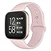 Kmasic Sport Band Compatible with Fitbit Versa/Fitbit Versa 2/Fitbit Versa Lite Edition, Soft Silicone Strap Replacement Wristband Versa Smart Fitness Watch Small Large
