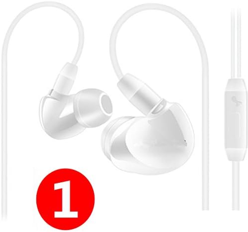 In Ear Sport Headphones, Elecer iPhone Wired Stereo Earphones with Microphone Noise Cancelling Earbuds with Mic for Apple iPhone 6 6s Plus 5s 5 4s SE IOS Android Corded Earbuds For Running The Gym