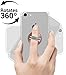 Aduro Phone Ring Holder [3-in-1] - Phone Ring, Phone Stand, Phone Car Vent Mount, Finger Grip Phone Holder for All iPhone, Samsung Galaxy (Rose Gold)
