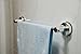 Genexice Chrome Towel Bar with Rotate & Lock Power Gel Suction Cups