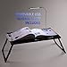 Ivation Adjustable Lap Desk Foldable Smart Table, Vented Stand Laptop, Notebook & Tablets Rechargeable Built-in Power Bank 13,200 mAh, Cooling Station 2 USB Ports & Reading Lamp