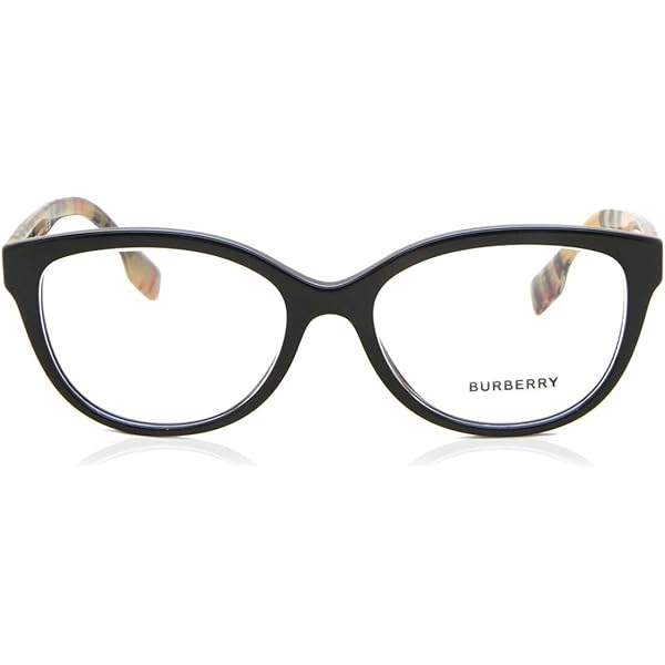 Amazon.com: BURBERRY Eyeglasses BE 2357 3981 Esme Top Check 