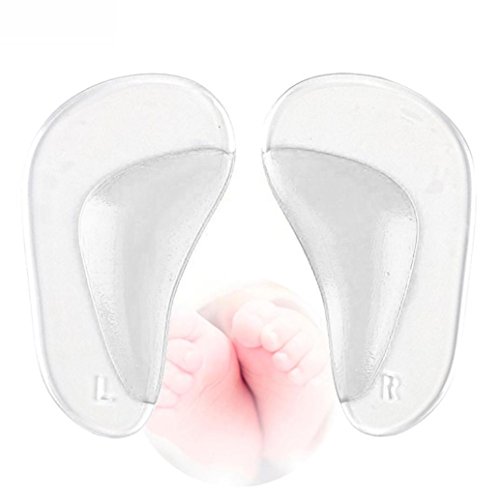 Hometom 1 Pair Flat Foot Insoles Infants Correct Insoles After Evaginate Correction Tool (B)
