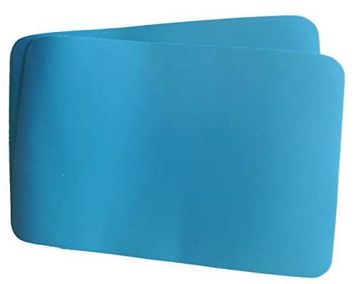 suxing 3Pcs Boat Repair Kit with PVC Boat Kayak Patches Set Accessory for Inflatable Boat Kayak (Blue)