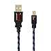 EZOPower 10 feet Braided Jacket USB Data Cable for GoPro Hero 4, Hero 3, Hero 3+, Hero, Silver, Black, White, All Edition - Tangled Free Brand: EZOPower