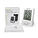 BALDR Digital Mini Versatile Thermometer and Hygrometer Portable Hygro-Thermometer Monitor Indoor Temperature Gauge Humidity with Table Standing Wall Hanging Magnet for Baby,White
