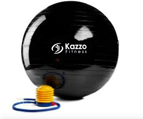 Best Exercise Ball for Fitness 65cm ★Extra-Thick★ Anti-Burst ★Eco-Friendly★ Pump Included. Satisfaction Guaranteed