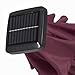 Best Choice Products 10x6.5ft Rectangular Solar LED Patio Umbrella w/USB Charger and Portable Power Bank, Burgundy