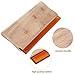 Screen Printing Squeegee Wood Screen Ink Scraper for Screen Printing (2 Pieces, Size Set 1)