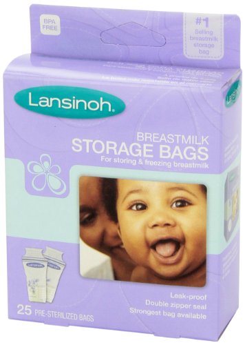 Lansinoh Breastmilk Storage Bags - 25 ct