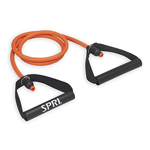 SPRI Resistance Bands with Handles Exercise Resistance Tube Bands for