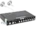 Clarion EQS755 7-Band Car Audio Graphic Equalizer with Front 3.5mm Auxiliary Input, Rear RCA Auxiliary Input and High Level Speaker Inputs / FREE ALPHASONIK EARBUDS