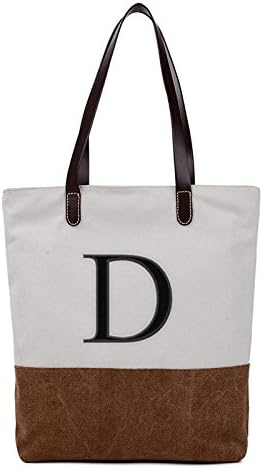 monogrammed tote bags with zipper