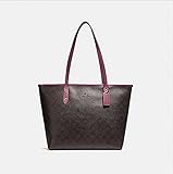 COACH CITY ZIP TOTE, F58292, BROWN ROUGE