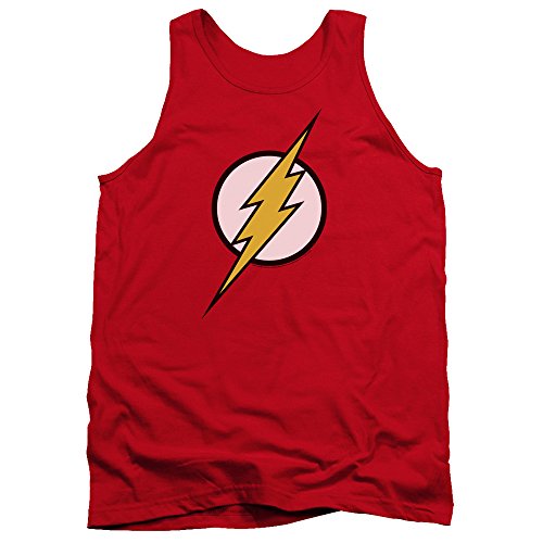 Justice League DC Comics Flash Logo Adult Tank Top Shirt