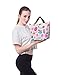 Lunch Bags,Picnic Insulated Lunch Bags for Kids Fashion Lunch Tote Bag Travel Zipper Organizer Box Lunch Boxes Flower Pattern
