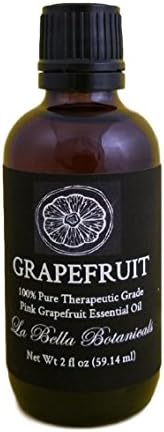 Grapefruit Essential Oil, 59.14 ml, 2 oz, Pink Grapefruit Oil, Grapefruit Oil, Pure Therapeutic Grade, Soap Making, Bath Bomb Scents, Perfume Making Supplies