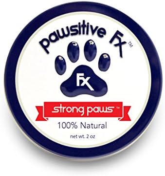 PawsitiveFX Strong Paws All Natural Carnauba and Beeswax Paw Protector for Dogs. 2 Ounce Tin