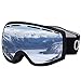 Occffy Ski Goggles Snowboard Sports OTG Goggles, UV Protection Skiing Goggles with Anti Fog for Mens Womens Youth Helmet Compatible HX001