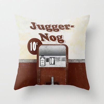 Doormat bikini 18 x 18 Inches Decorative Cotton Linen Square Throw Pillow Case Cushion Cover Jugger-nog Design
