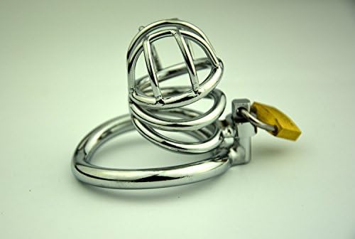 Stainless Steel Male Chasti-TY Device With Ring,Cage Length 55mm