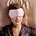 YANIBEST Natural Silk Sleep Mask - Pink Pure Mulberry 22 Momme Silk Eye Mask,Super-Smooth & Soft Comfortable Sleeping Mask for Women Men Night Sleeping,Travel