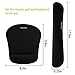 Keyboard and Mouse Wrist Rest Pad, Ouyulong Superfine Fiber Soft Memory Foam Mouse Wrist Rest Pad and Non Slip Keyboard Wrist Rest for Mac, Computer, Laptop, Gaming & Office Easy Typing & Pain Relief