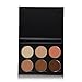Ucanbe Cream Contour Kit - 6 Color Contouring Makeup and Highlighter Palette for Medium Skin